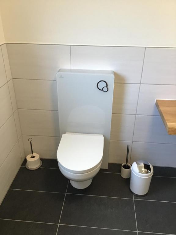 Koupelna v ubytování Ferienwohnung Entenquack