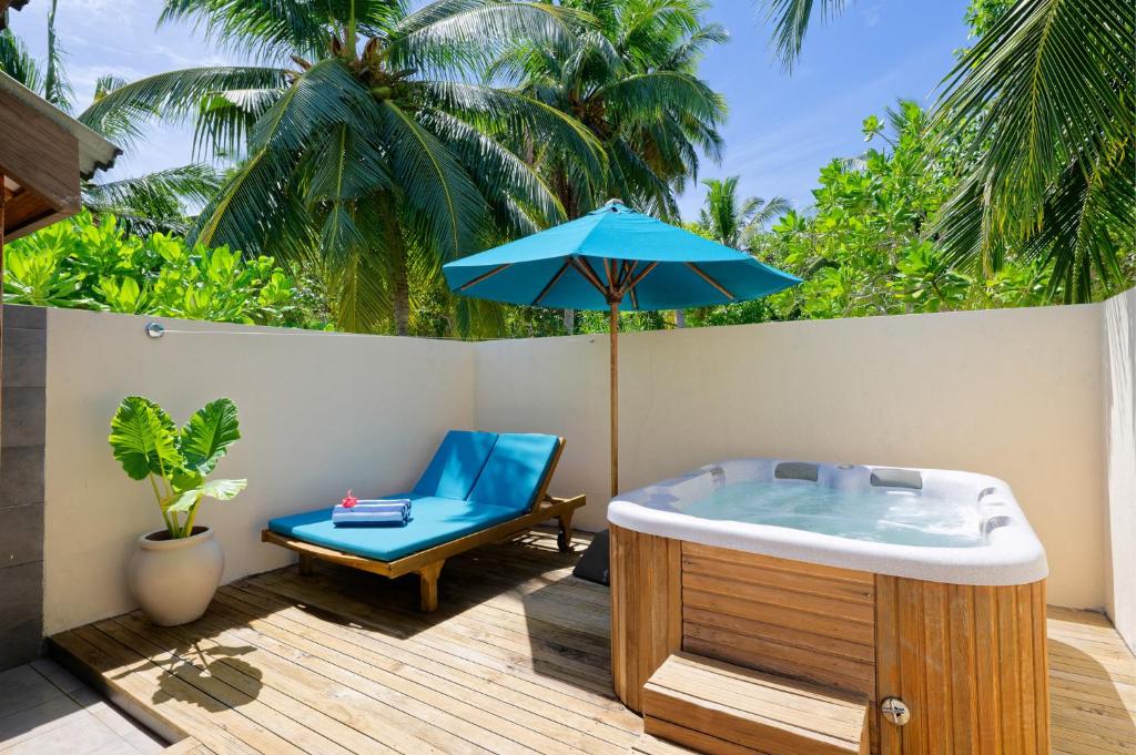Zahrada ubytování Canareef Resort Maldives