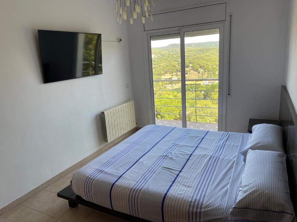Posteľ alebo postele v izbe v ubytovaní Villa for 2 families