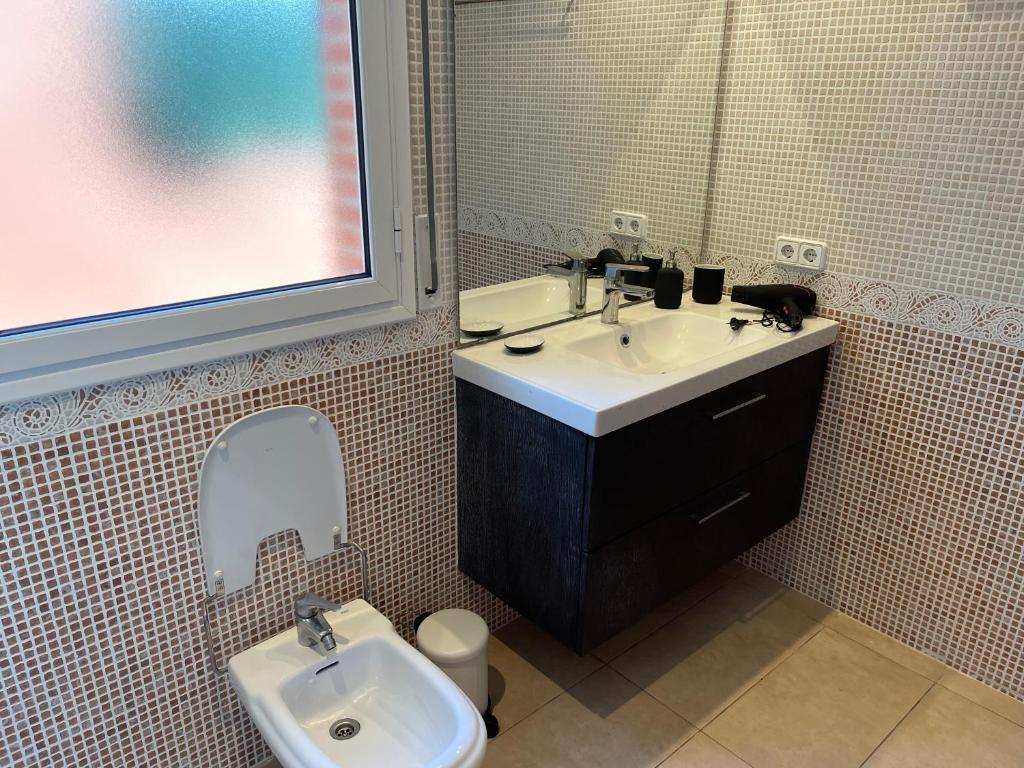 Kúpeľňa v ubytovaní Villa for 2 families