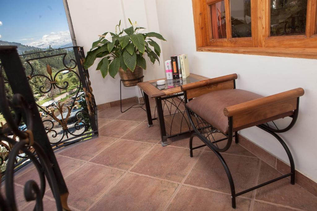 Balkón nebo terasa v ubytování Maimara Hotel