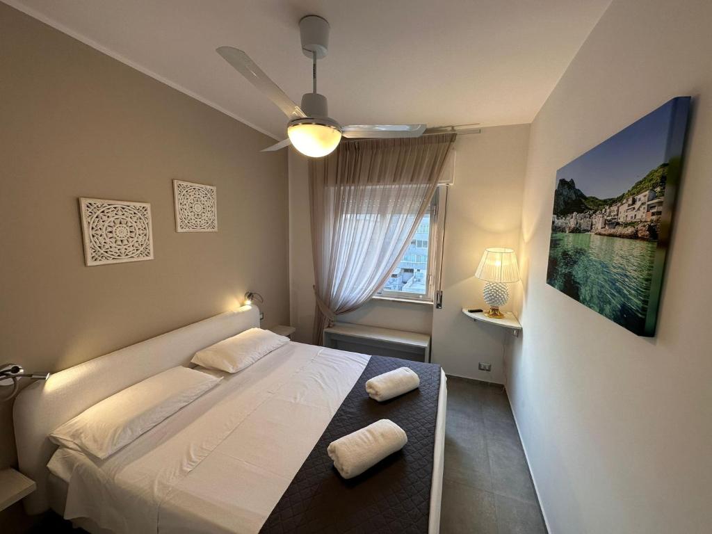 Ένα ή περισσότερα κρεβάτια σε δωμάτιο στο Luxury Sea House