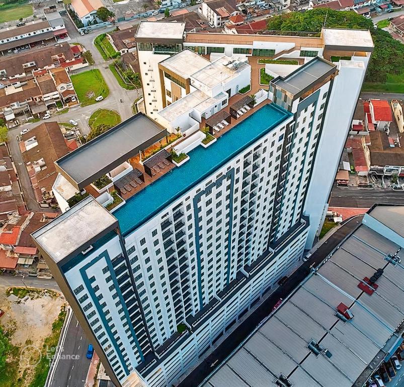 Nespecifikovaný výhled na destinaci Ipoh nebo výhled na město při pohledu z apartmánu