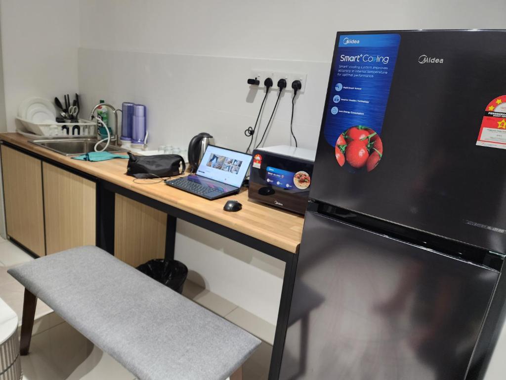 Kuchyň nebo kuchyňský kout v ubytování Horizon Premium Suite - Ipoh