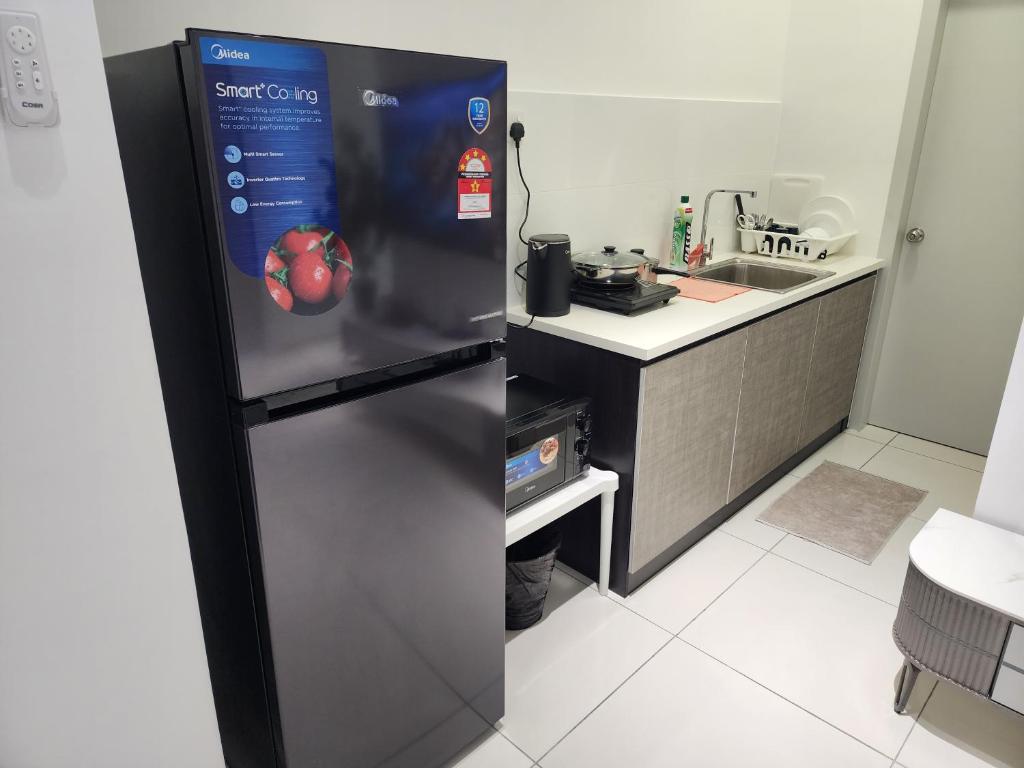 Kuchyň nebo kuchyňský kout v ubytování Horizon Premium Suite - Ipoh