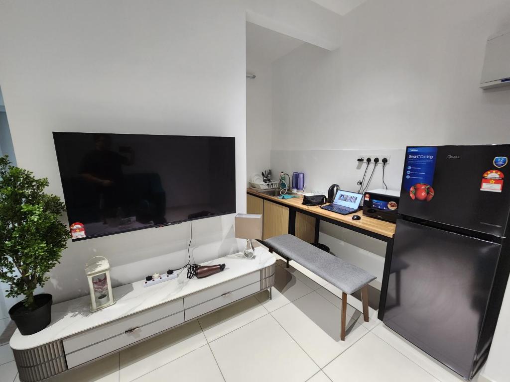 Kuchyň nebo kuchyňský kout v ubytování Horizon Premium Suite - Ipoh