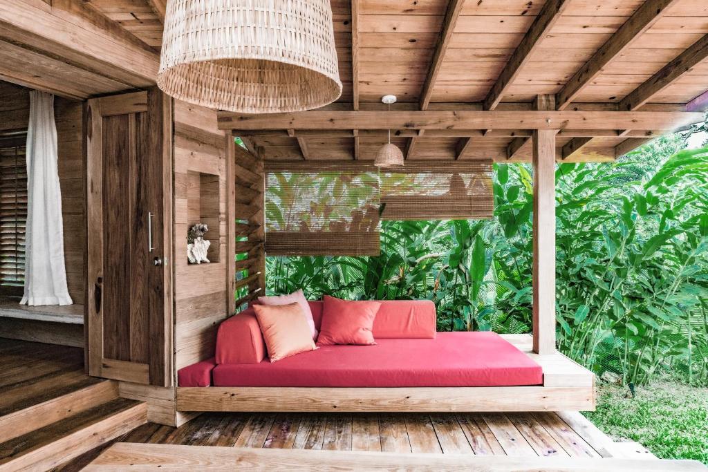 Zahrada ubytování Bocas Garden Lodges