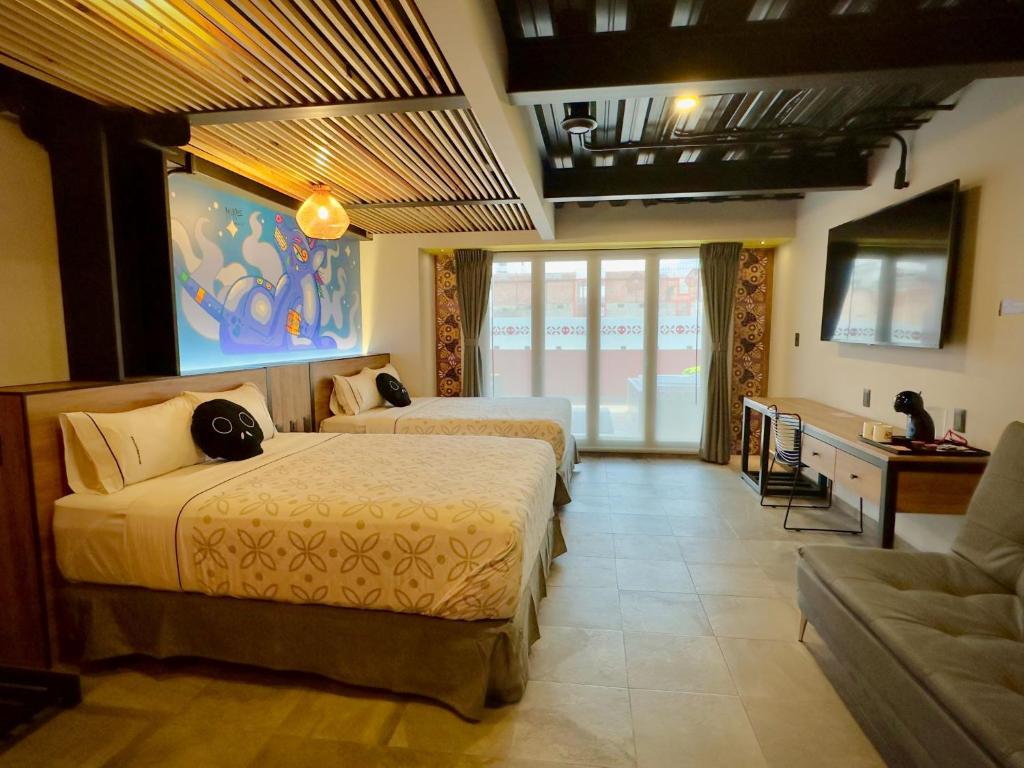 Barrio Downtown Mexico City Hostel - Junior Suite With Terrace