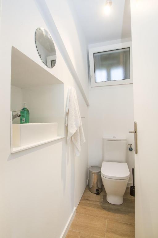 Koupelna v ubytování Lekeitio Aterpetxea Hostel