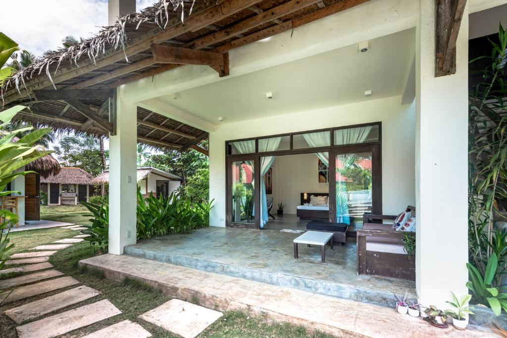 Zahrada ubytování Ohana Resort Siargao