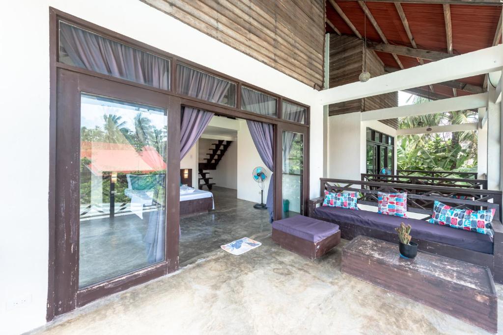 Balkón nebo terasa v ubytování Ohana Resort Siargao