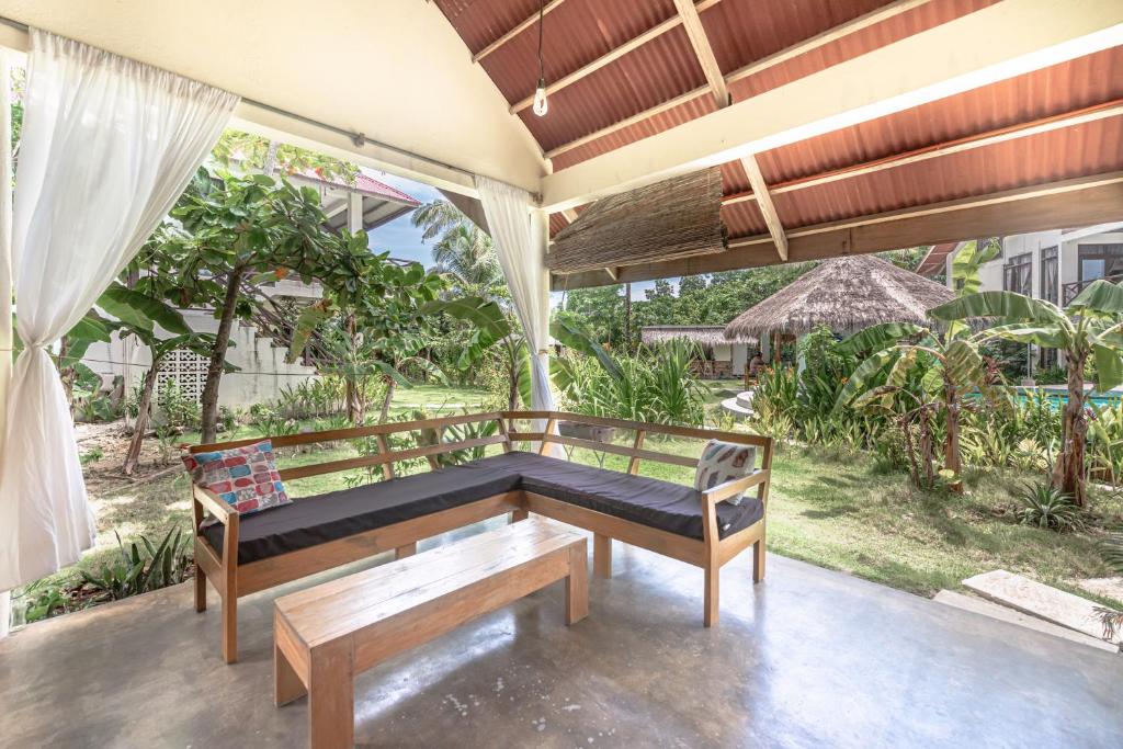 Zahrada ubytování Ohana Resort Siargao