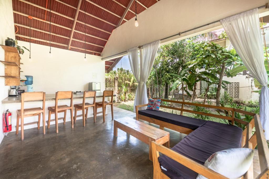 Zahrada ubytování Ohana Resort Siargao