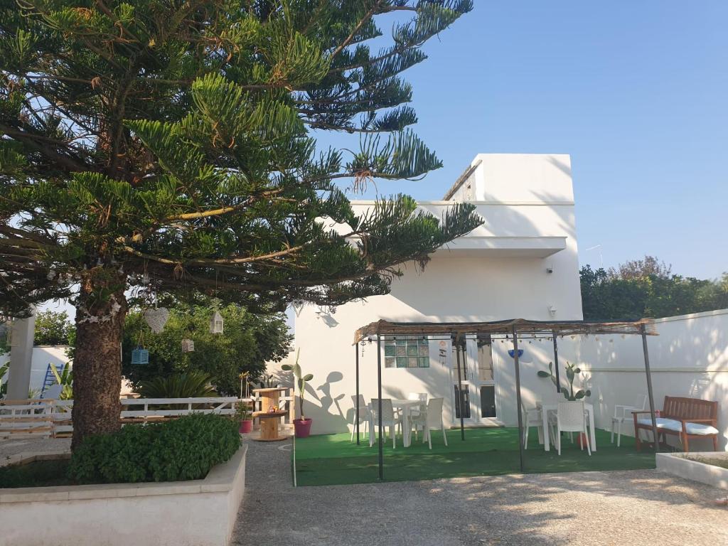 Zahrada ubytování B&B il MENHIR