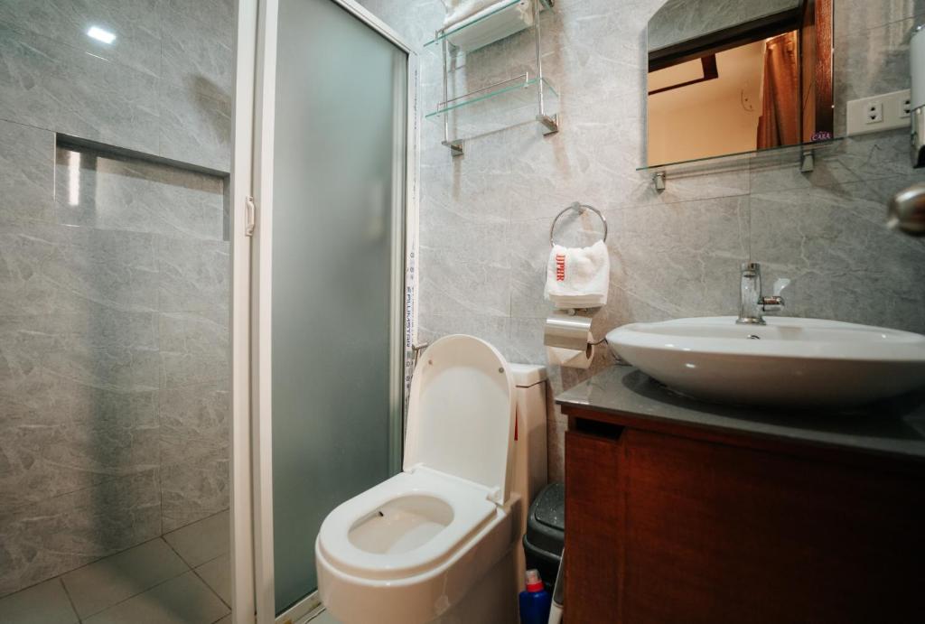 Koupelna v ubytování JJPHR Hotel San Antonio