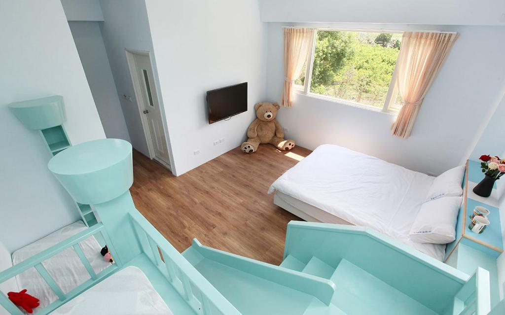 Postel nebo postele na pokoji v ubytování Lu Home Art