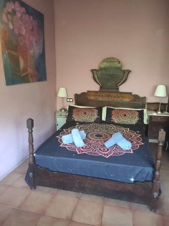 Postel nebo postele na pokoji v ubytování HOTEL PASTERAL RIU TER