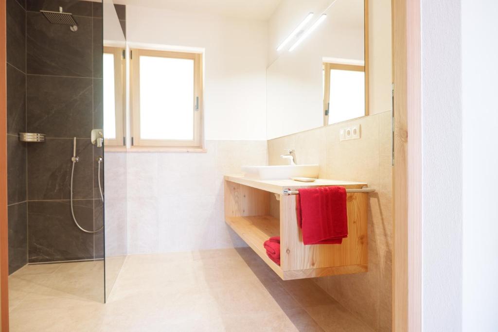Kúpeľňa v ubytovaní Wolfhof_Ritten