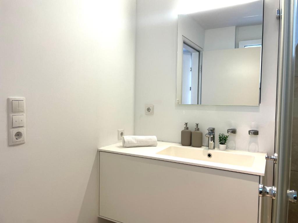 Koupelna v ubytování homy City Lodge in Feldkirch, Grenznähe und doch Zentral