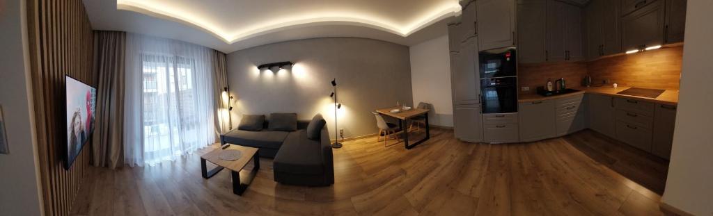 Μια τηλεόραση ή/και κέντρο ψυχαγωγίας στο Apartament z tarasem