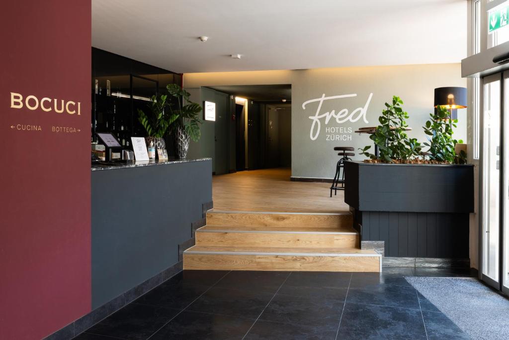 Certifikát, hodnocení, plakát nebo jiný dokument vystavený v ubytování Fred Hotel Leonhardstrasse - Mobile Check-in