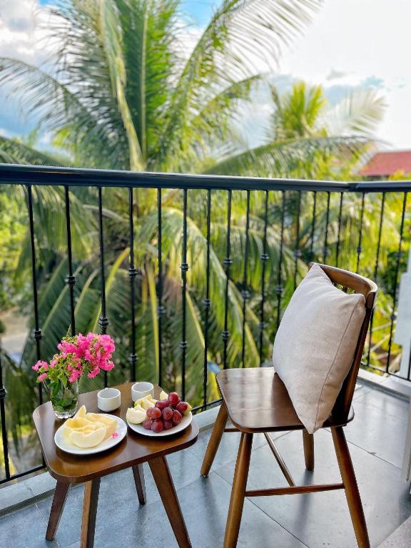 Balkón nebo terasa v ubytování Kemi House Hoi An