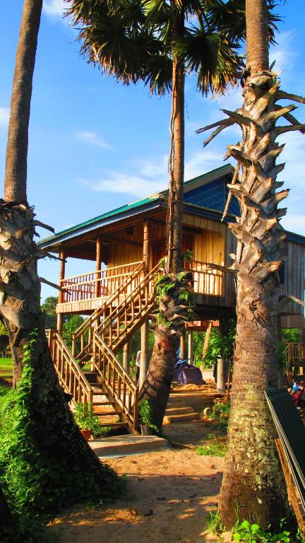 Zahrada ubytování Champa Lodge