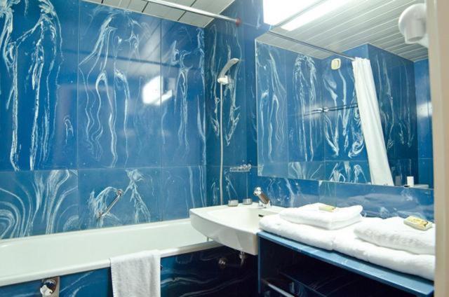 Koupelna v ubytování Hotel Solny