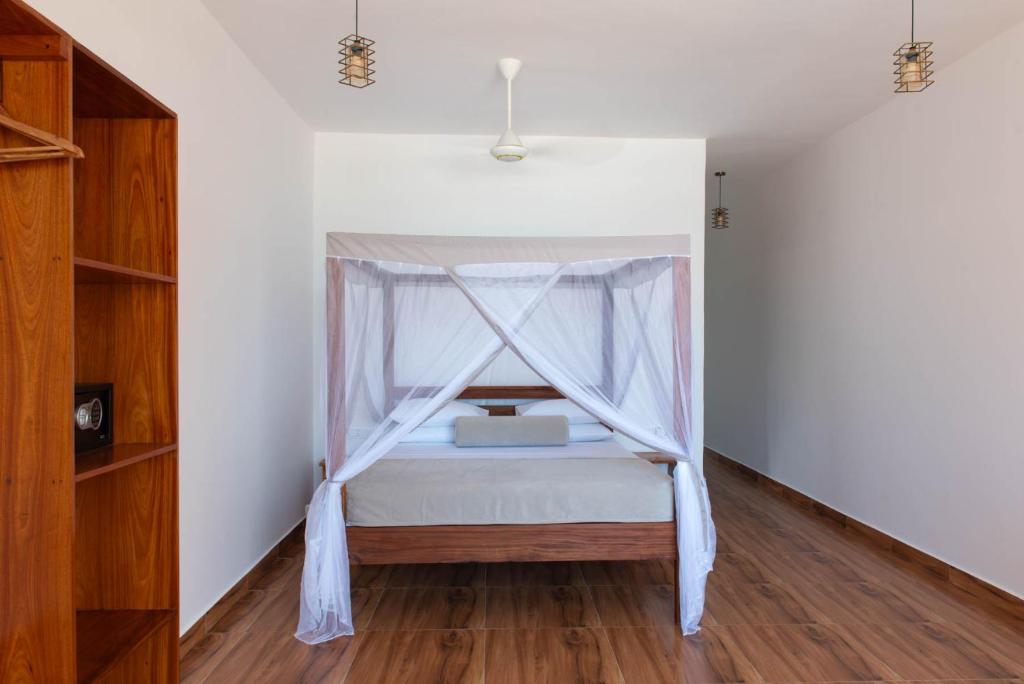 Postel nebo postele na pokoji v ubytování S&S HOTEL