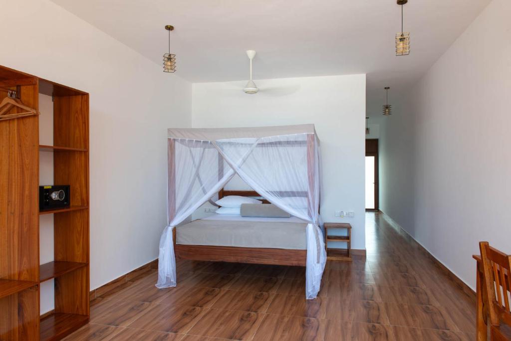 Postel nebo postele na pokoji v ubytování S&S HOTEL