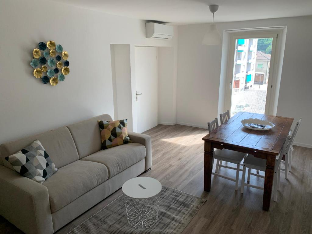 Posezení v ubytování Smart Living Swiss
