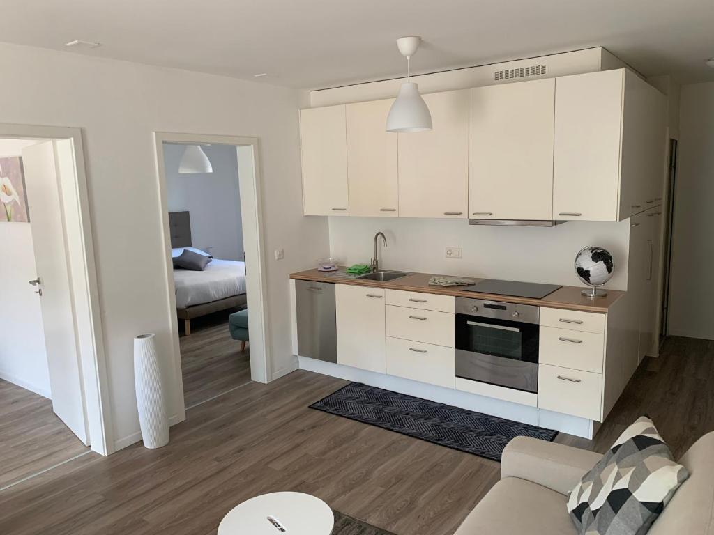 Kuchyň nebo kuchyňský kout v ubytování Smart Living Swiss