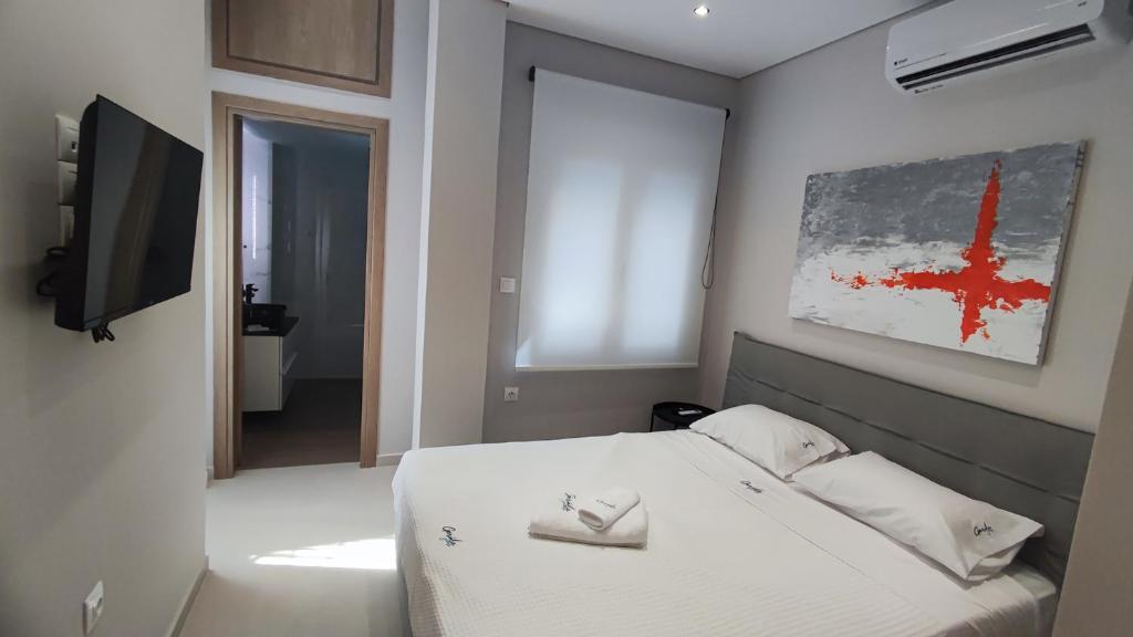 Postel nebo postele na pokoji v ubytování Luxury Apartment Stella