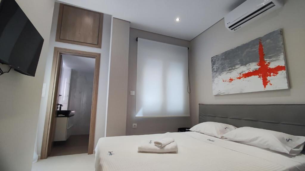 Postel nebo postele na pokoji v ubytování Luxury Apartment Stella