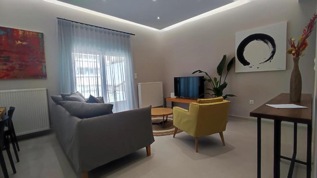 Posezení v ubytování Luxury Apartment Stella