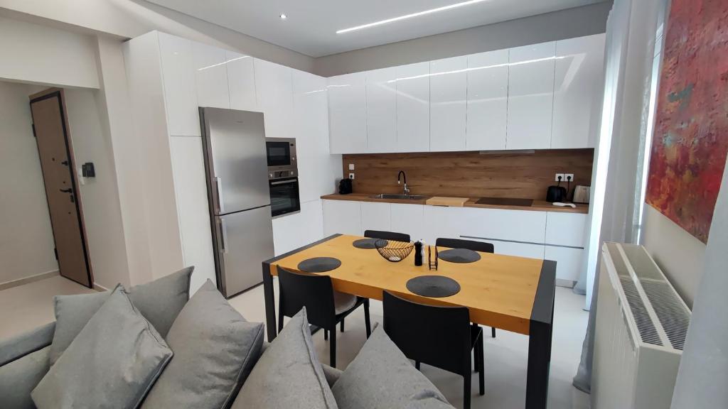 Kuchyň nebo kuchyňský kout v ubytování Luxury Apartment Stella