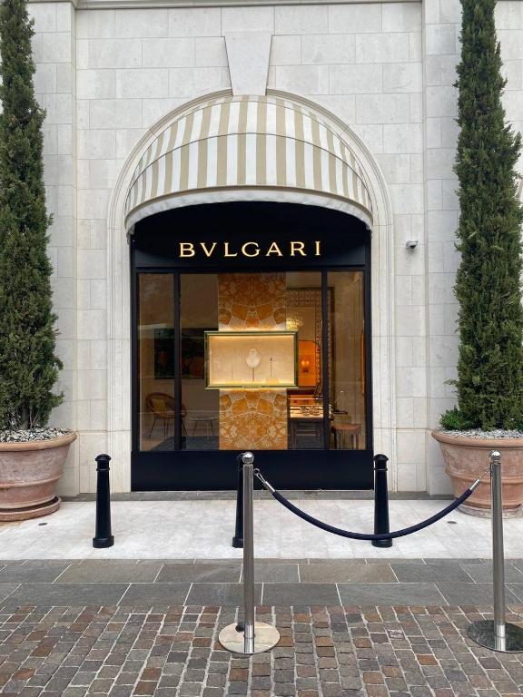 a store front of a building with a large window at Regent Porto Montenegro Apartment in Tivat