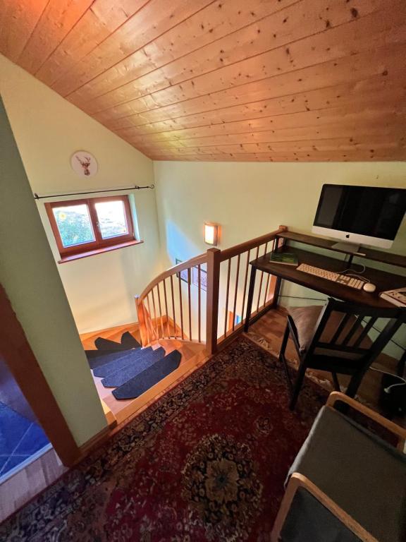 Postel nebo postele na pokoji v ubytování Haus Susi
