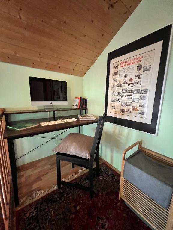 TV a/nebo společenská místnost v ubytování Haus Susi