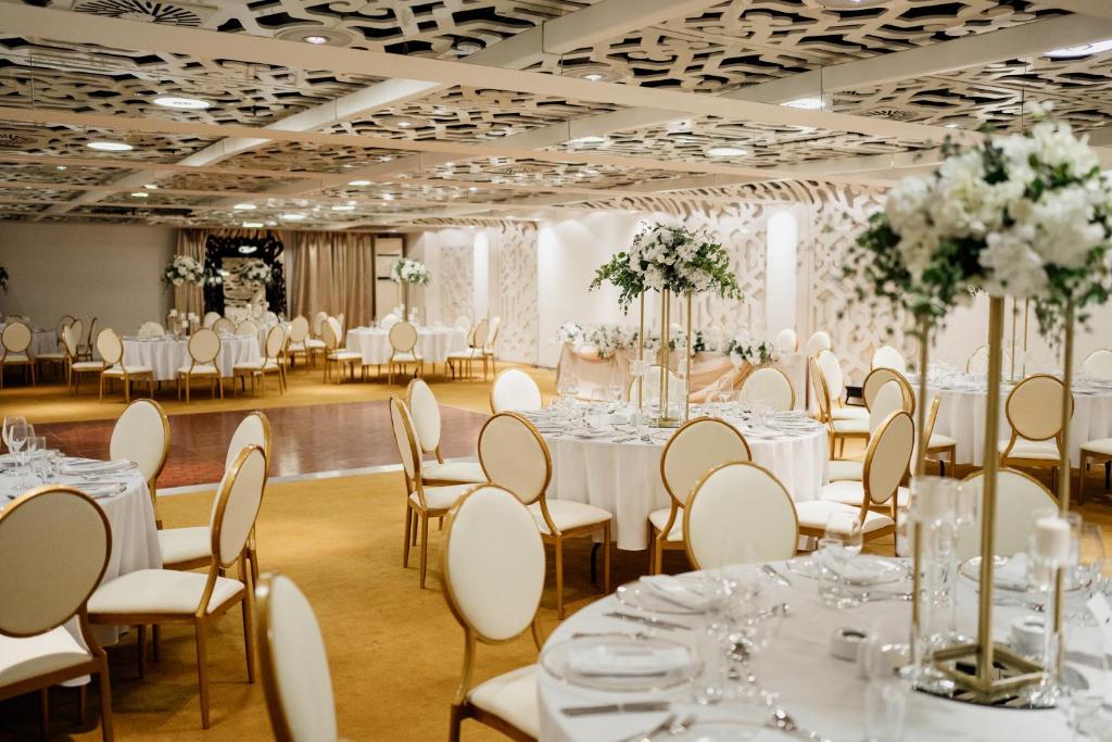 Restaurace v ubytování Falkensteiner Hotel Belgrade Superior