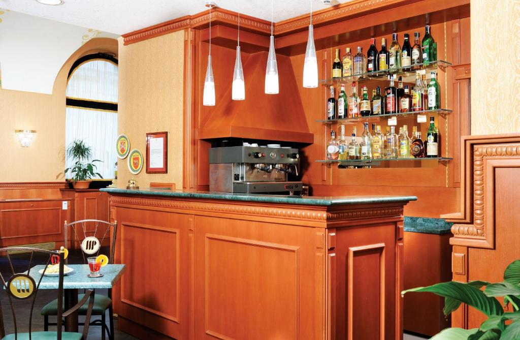 Lounge nebo bar v ubytování Hotel Patria