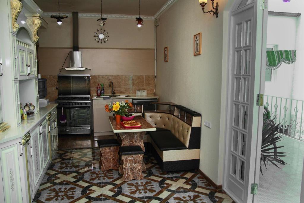 Kuchyň nebo kuchyňský kout v ubytování Inter Boutique Hotel