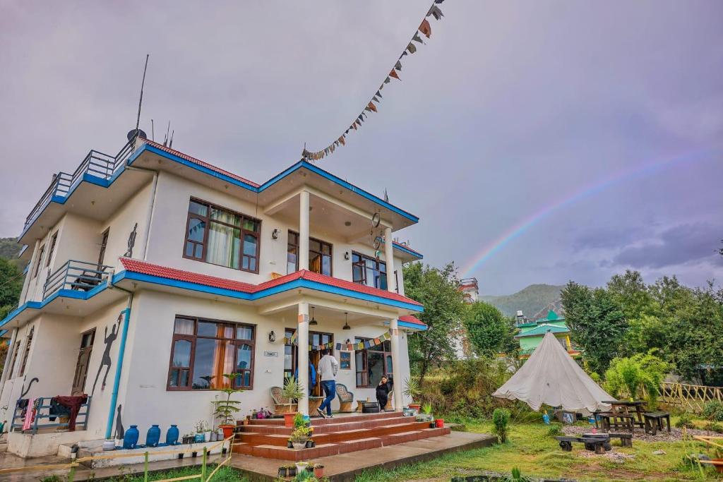 Budova, kde se hostel nachází