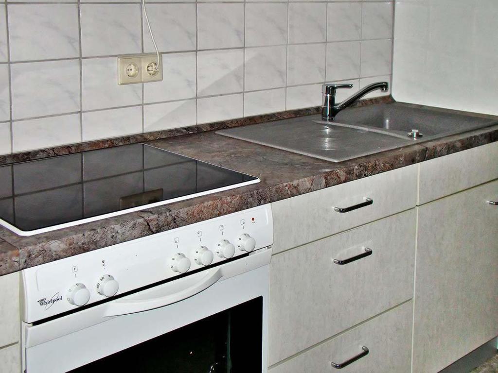 Kuchyň nebo kuchyňský kout v ubytování Pension Wehner