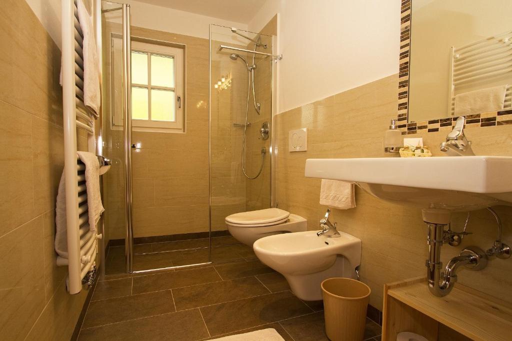 Koupelna v ubytování B&B Appartments Cudlea