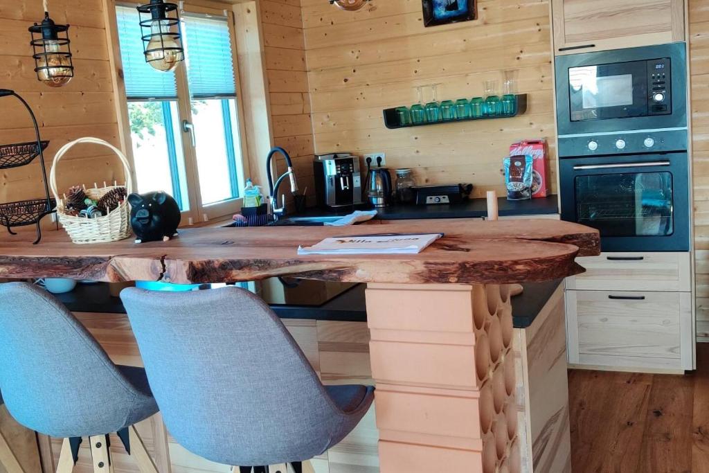Kuchyň nebo kuchyňský kout v ubytování Chalet Luna