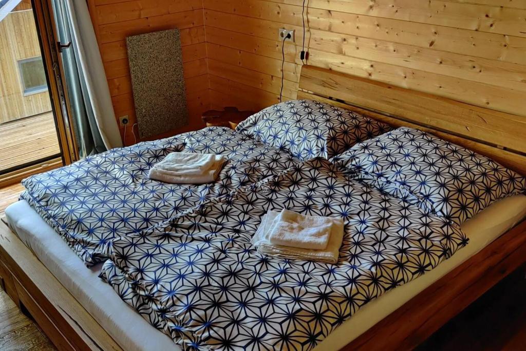 Postel nebo postele na pokoji v ubytování Chalet Luna