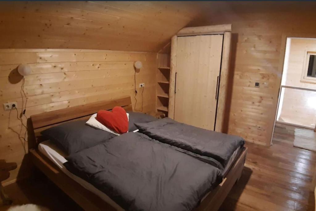 Postel nebo postele na pokoji v ubytování Chalet Luna