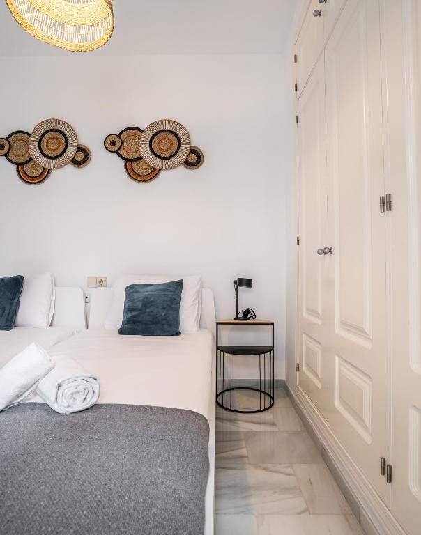 Postel nebo postele na pokoji v ubytování Stay U-nique Apartment Plaza del Patrocinio