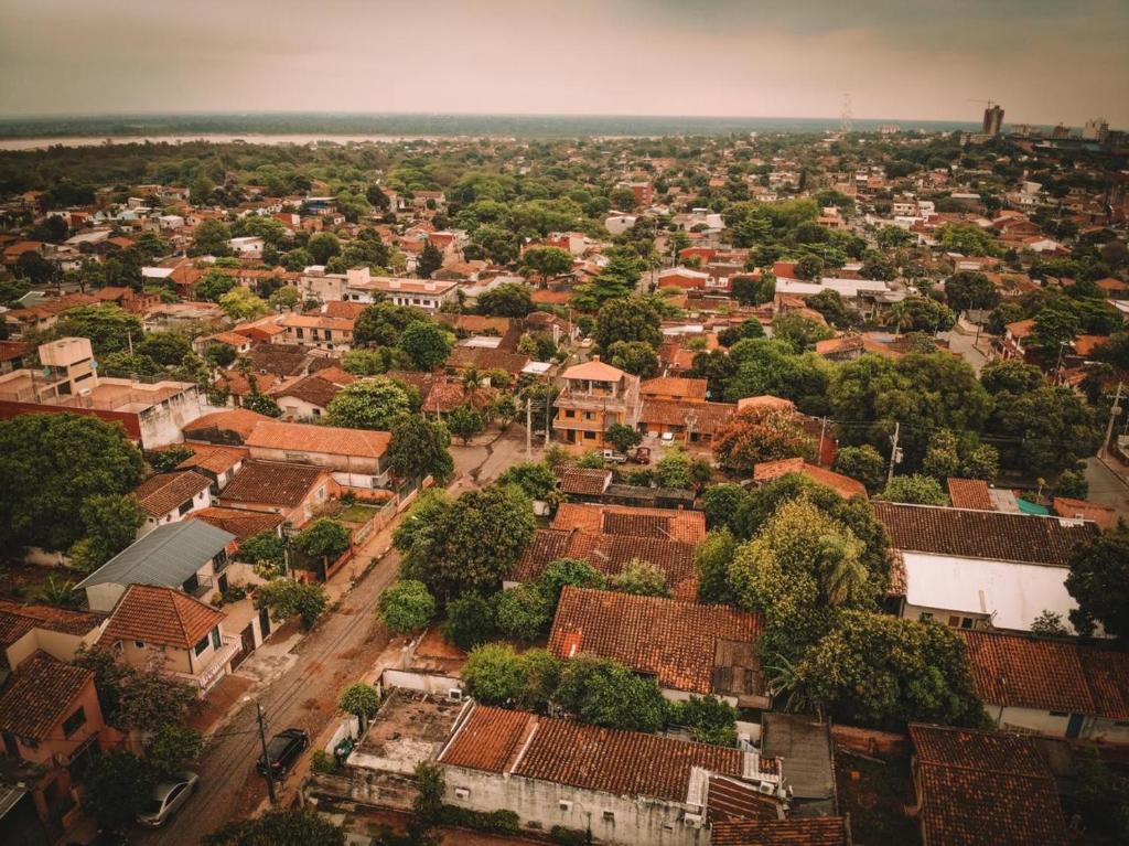 Nespecifikovaný výhled na destinaci Asunción nebo výhled na město při pohledu z penzionu